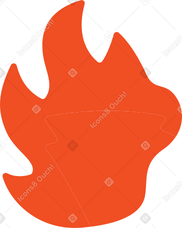 red fire Illustration in PNG, SVG