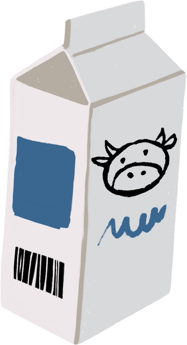 large carton of milk PNG, SVG