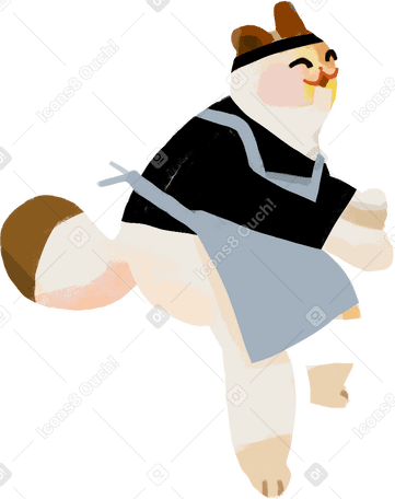 mr cat Illustration in PNG, SVG