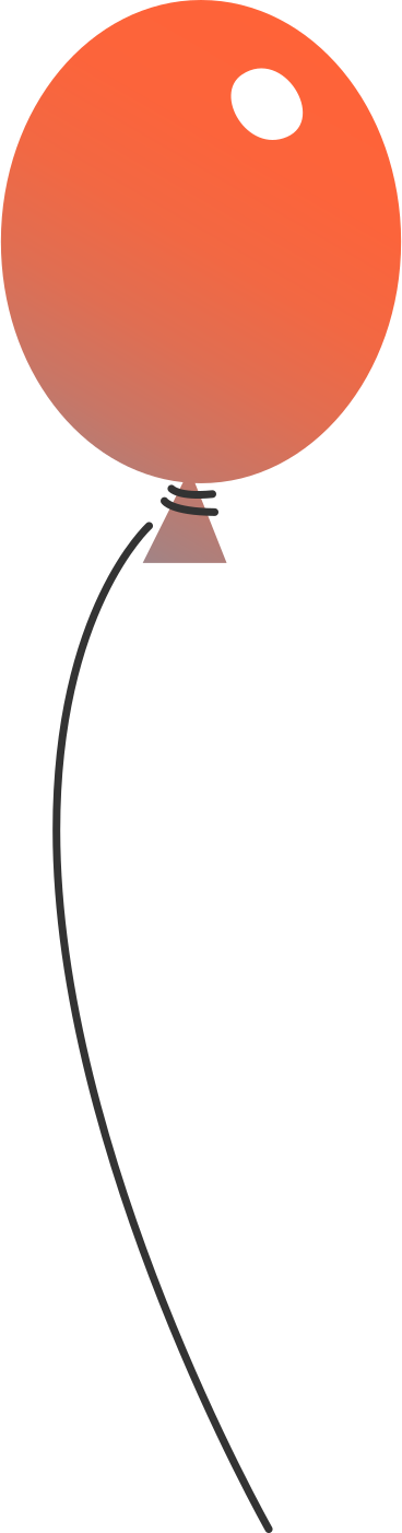 Воздушный шар в PNG, SVG