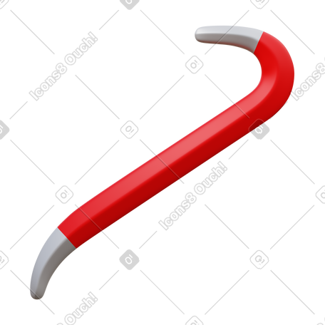 3D crowbar PNG, SVG