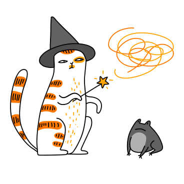 Магия хэллоуина в PNG, SVG
