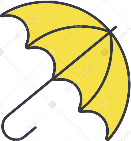 umbrella Illustration in PNG, SVG