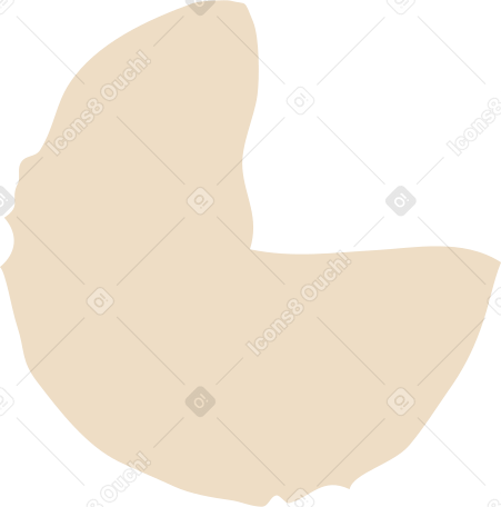 beige pie chart PNG, SVG