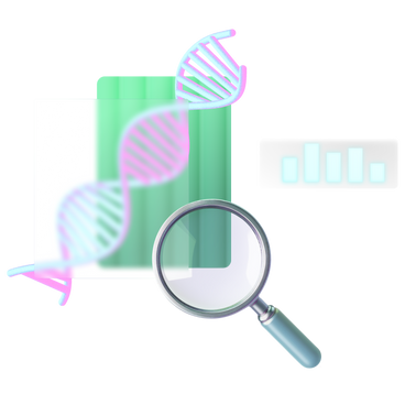 Clinical research of DNA and genetic code PNG, SVG