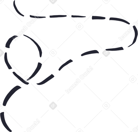 route Illustration in PNG, SVG