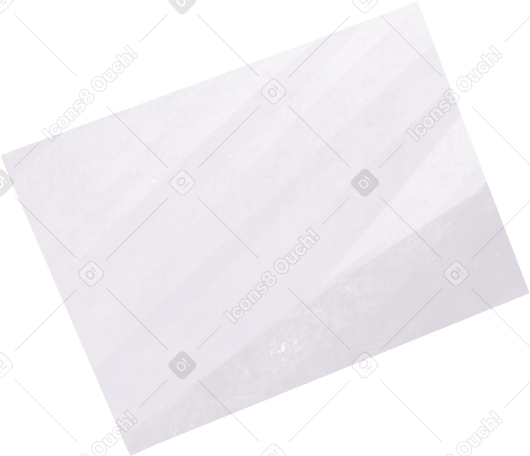 white rectangular piece of paper Illustration in PNG, SVG