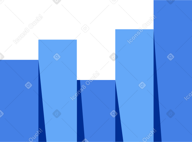 tower chart Illustration in PNG, SVG
