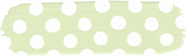 green polka dot washi tape sticker PNG, SVG