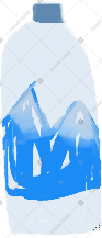 Bottle of water PNG, SVG