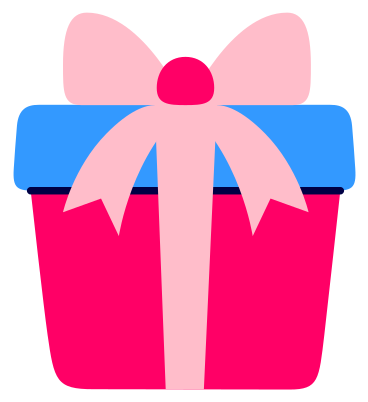Caja de regalo PNG, SVG