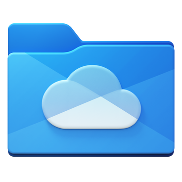Cloud folder v в PNG, SVG