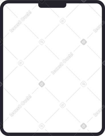 Tablet front PNG, SVG