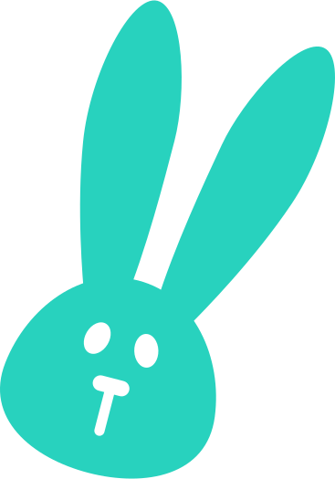 rabbit green PNG, SVG